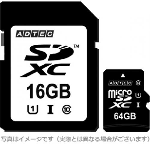 ADTEC EMH08GSITDBECC YƗp microSDHCJ[h 8GB Class10 UHS-I U1 SLC