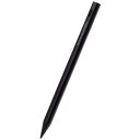ELECOM P-TPACSTAP02BK タッチペン/スタイラス/充電式/iPad専用/パームリジェクション対応/傾き検知対応/磁気吸着/USB-C充電/ペン先交換可能/ブラック