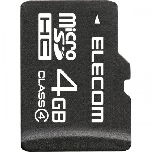 ELECOM MF-MSD004GC4/H microSDHC/Class4/4GB/ˡ
