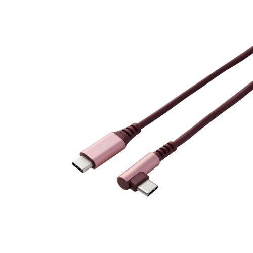 ELECOM U2C-CCL20NPN-IL ILMF/USB2.0֥/C-C/Lͥ/ǧ/USB Power Deliveryб/3A/2.0m/ԥ
