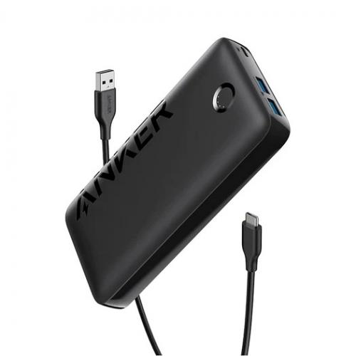ANKER A1288012 Anker 335 Power Bank (PowerCore 20000) (モバイルバッテリー 20W 20000mAh 大容量) USB PD対応 iPhone14 Android その他各種機器対応 (ブラック)