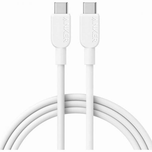 ANKER A81E2021 Anker 310 USB-C to USB-C Cable (6ft) B2C - UN White Iteration 1