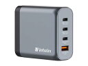Verbatim 32203 140W PD急速充電対応 GaN チャージャー 4Port(2)