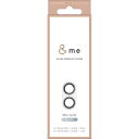 ELECOM PM-A24AFLLP5SVG iPhone 16/iPhone 16 Plus用カメラレンズカバー/ガラス/&Me/グリッター仕様/シルバー