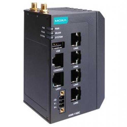 MOXA AWK-1165A-UN-T ȥ꡼٥5ݡ  IEEE 802.11ax 磻쥹AP 磻ɲ٥ǥ