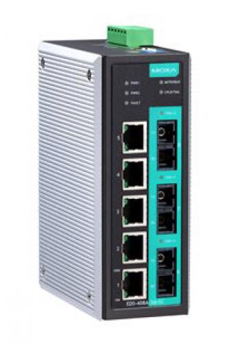 MOXA EDS-408A-2M1S-SC マネージドスイッチ、5xRJ45 2xマルチSC 1xシングルSC MOXA EDS-408A-2M1S-SC マネージドスイッチ、5xRJ45 2xマルチSC 1xシングルSC