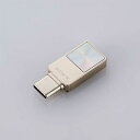 ELECOM MF-SPU3128GSV USBメモリ/USB 5Gbps/Type-C/スマホ向け/128GB/シルバー