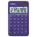 CASIO SL-300C-PL-N カラフル電卓 手帳タイプ パープル