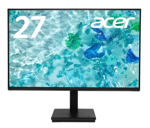 Acer(エイサー) V277UGbmiipx SDGs推進 (27型/2560×1440/HDMI 2.0×2、DisplayPort 1.4×1/ブラック/2W+2Wスピーカー/ゼロフレーム/IPS/非光沢/HDMIケーブル付属/3年保証/環境配慮モデル)