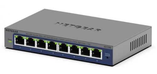 NETGEAR GS108E-400JPS ギガ8ポート アンマネージプラス・スイッチ