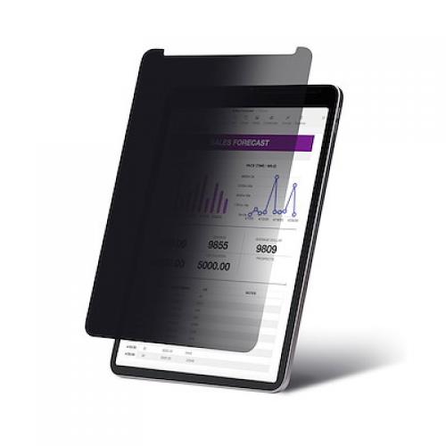 StarTech.com 129IP-PRIVACY-SCREEN 覗き見防止プライバシーフィルター/12.9インチiPadPro(第3世代以降)/212x277mm/4方向/自己吸着タイプ/視野角60度/非光沢/ブルーライトカット/タブレットPC保護フィルム