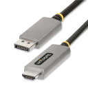 StarTech.com 133DISPLAYPORTHDMI21 DisplayPort1.4-HDMI2.1変換ケーブル/2m/8K60Hz/4K144Hz/オス-オス/HDR10/HDCP2.3