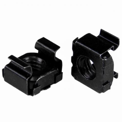StarTech.com CABCAGENUTS1032 10-32ケージナット50個入りパックサーバーラック対応ブラック