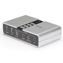StarTech.com ICUSBAUDIO7D 7.1ch対応USB接続外付けサウンドカードUSB-DACヘッドホンアンプ/USB-光デジタルオーディオ変換アダプタ