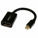 StarTech.com MDP2DPMF6IN MiniDisplayPort-DisplayPort変換ケーブルアダプタ(15cm)ミニディスプレイポート/MiniDP(オス)-ディスプレイポート/DP(メス)