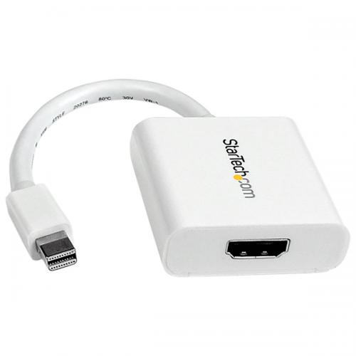 StarTech.com MDP2HDW MiniDisplayPort-HDMI変換アダプタミニディスプレイポート/miniDP(オス)-HDMI(メス)コンバータ1920x1200/1080pThunderbolt互換