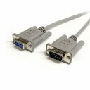 StarTech.com MXT100_25 7.6mRS232Cシリアルストレートケーブル延長用ミニD-Sub9ピン/DB9(オス)-ミニD-Sub9ピン/DB9(メス)