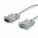 StarTech.com MXT106 4.5mRS232Cシリアルストレートケーブル延長用1xミニD-Sub9ピン/DB9(オス)-1xミニD-Sub9ピン/DB9(メス)