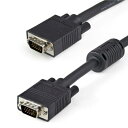 StarTech.com MXTMMHQ1M VGAケーブル1mブラック/D-Sub15ピンオス-オス/ビデオ信号の劣化を防ぐフェライトコア内蔵/対応解像度1920x1200/ライフタイム保証