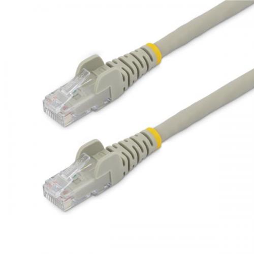 StarTech.com N6LPATCH1MGR カテゴリー6LANケーブル-1m/グレー/LSZH(低煙ゼロハロゲン)対応/650MHz10GbE/100WPoE/UTP/ツメ折れ防止RJ45コネクタ/ETL規格認定品/24AWG