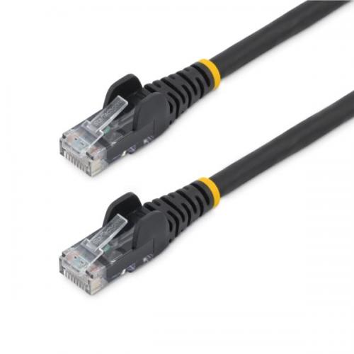 StarTech.com N6LPATCH50CMBK カテゴリー6LANケーブル-50cm/ブラック/LSZH(低煙ゼロハロゲン)対応/650MHz10GbE/100WPoE/UTP/ツメ折れ防止RJ45コネクタ/ETL規格認定品/24AWG
