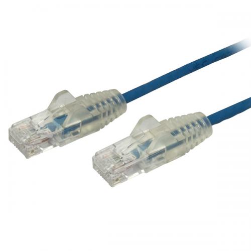 乐天商城 - StarTech.com N6PAT150CMBLS カテゴリ6LANケーブル1.5mCat6極細ギガビットイーサネットケーブルブルーツメ折れ防止RJ45コネクタ28AWG