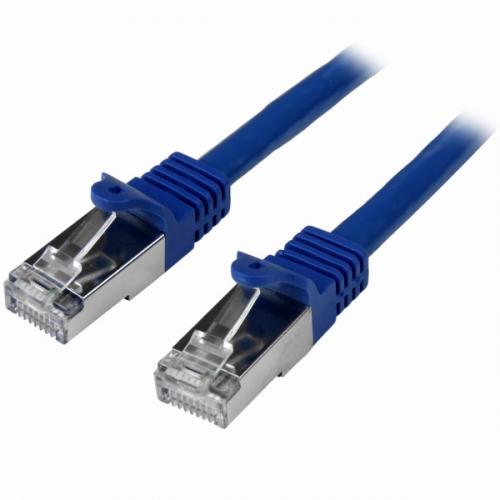 StarTech.com N6SPAT5MBL カテゴリ6LANケーブル5mブルーツメ折れ防止RJ45コネクタS/FTP(2重シールドツイストペア)ケーブル