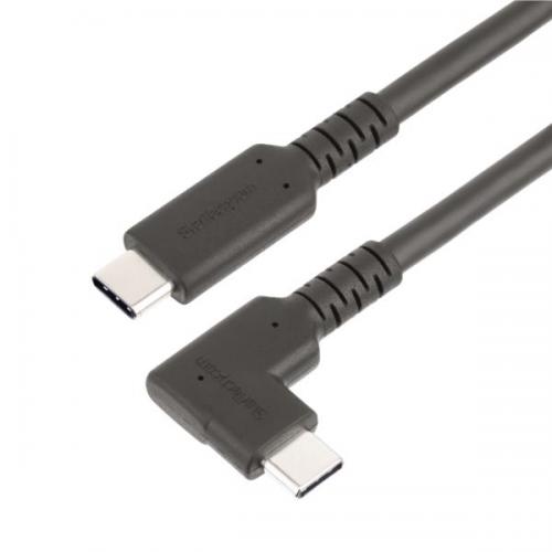 Keyboard Covers - StarTech.com RUSB31CC1MBR USB-Cケーブル/L型コネクター/高耐久/1m/USB3.2Gen2(10Gbps)/4K60HzDPAltモード/100WUSBPowerDelivery