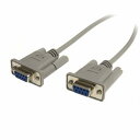 StarTech.com SCNM9FF25 RS232Cシリアルクロスケーブル7.6m1xDB9メス-1xDP9メスヌルモデムケーブル