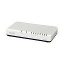 BUFFALO LSW7-GT-8EP/WH Giga8ポート スイッチングハブ 電源外付け プラスチック筐体 マグネット付属 ホワイト
