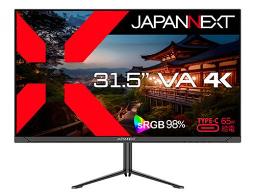 ��ˡ���Ͱ������JAPANNEXT JN-V315U-HSPC6 �վ��ǥ����ץ쥤 31.5��/3840��2160/HDMI��1��DP��1��USB Type-C��1/�֥�å�/���ԡ�����ͭ/2ǯ�ݾ�