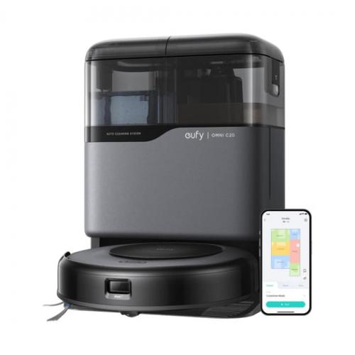 【法人様宛限定】ANKER T2280511 Eufy Robot Vacuum Omni C20 ブラック