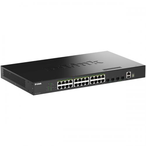 Other - D-Link(ディーリンク) DGS-1530-28P/A1 DGS-1530-28P ギガビットL2スタッカブルスマートマネージドスイッチ、PoE+対応(最大370W給電)、10/100/1000BASE-Tポート(PoE+対応)×24、10G SFP+スロット×4、LLW保証対象