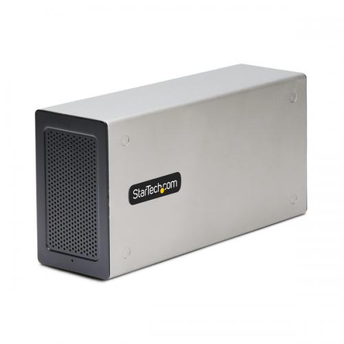StarTech.com 2TBT3-PCIE-ENCLOSURE PCIe外付けケース/Thunderbolt 3接続/2x PCI Express 3.0 x16/8K/4Kビデオ出力