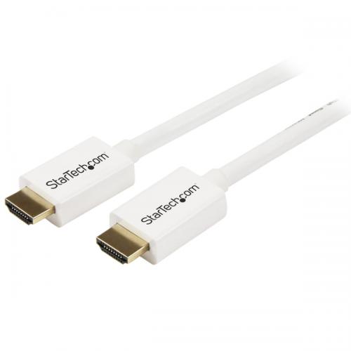 StarTech.com HD3MM7MW HDMI 1.4 ケーブル/7m/4K30Hz/CL3規格 難燃性/High Speed/ホワイト/モニターケーブル