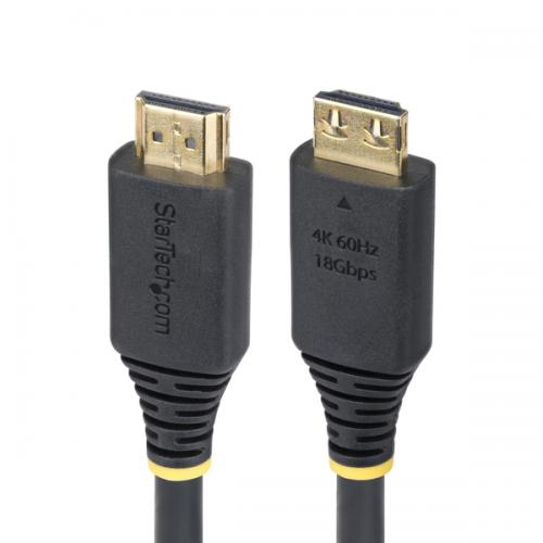 StarTech.com HDMI2-CABLE-GRIP-10F HDMI 2.0ケーブル/グリップコネクター/3m/4K60Hz/ハイスピード/HDR..