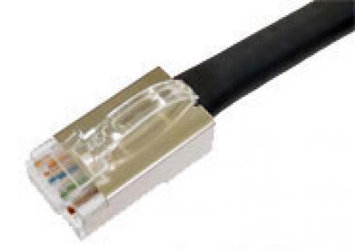 エイム電子 C5ES-RT-BK2-07 カテゴリ5e ロボットケーブル 撚り線 ストレート 黒(ケーブル仕様B) 7m