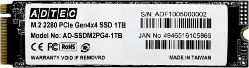 ADTEC AD-SSDM2PG4-1TB 3D NAND SSD M.2 NVMe PCIe Gen4x4(2280) AD-SSDM2PG4 1TB