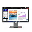レノボ 64B2GAR1JP ThinkVision P24Q-40 (23.8型ワイド液晶ディスプレイ/2560×1440/DP、HDMI/ブラック/スピーカー:なし/3年間フル保証/広視野角IPSパネル採用)