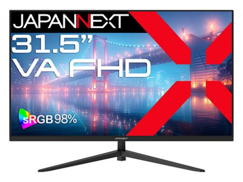 JAPANNEXT JN-V315F2 液晶ディスプレイ 31.5型/1920×1080/HDMI×1、VGA×1/ブラック/スピーカー無/2年保証