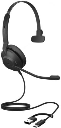 GNオーディオ 23189-899-779 Jabra USBヘッドセット USB-C/A 片耳 MS認定「Jabra Evolve2 30 SE MS Mono USB C/A」