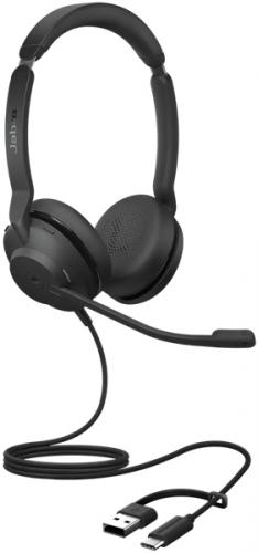 GNオーディオ 23189-999-779 Jabra USBヘッドセット USB-C/A 両耳 MS認定「Jabra Evolve2 30 SE MS Stereo USB C/A」