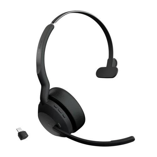 GNオーディオ 25599-899-899 Jabra 無線ヘッドセット USB-C 片耳 MS認定「Jabra Evolve2 55 Link380c/390c MS Mono」