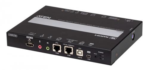 型番:CN9850JANコード:4710469349324CN9850は、ローカルコンソールとリモートコンソールの両方で最大4K DCI（4096×2160@30Hz）のHDMI解像度に対応したPC/ワークステーションのデジタルビデオ、オーディオ、バーチャルメディアへのリモートアクセスを可能にする製品です。高度なFPGAグラフィックプロセッサーを搭載したCN9850は、より優れた品質のイメージやビデオを提供するとともに、シリアル制御用のRS-232C規格にも準拠しています。