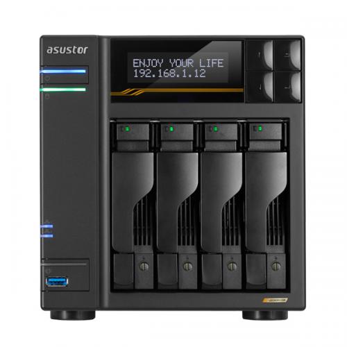 ASUSTOR AS6804T LOCKERSTOR 4 Gen3 4ベイ AMD Ryzen V3C14 クアッドコア搭載NAS