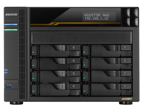 ASUSTOR AS6808T LOCKERSTOR 8 Gen3 8ベイ AMD Ryzen V3C14 クアッドコア搭載NAS