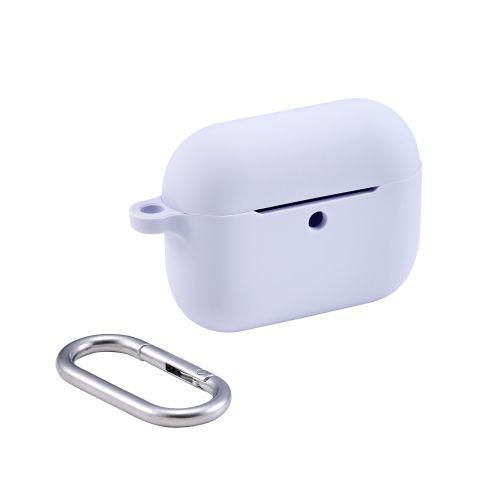 ELECOM AVA-AP07SCPU AirPods Pro 3対応シリコンケース/カラビナ付/パープル