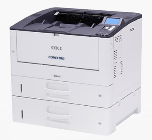 OKI(沖電気) B843DNT 【7年間無償保証 メンテナンス品無償提供】A3モノクロLEDプリンター B843dnt 高速印刷かつ低ランニングコストを実現ハイスペックトレイ付モデル COREFIDO EX