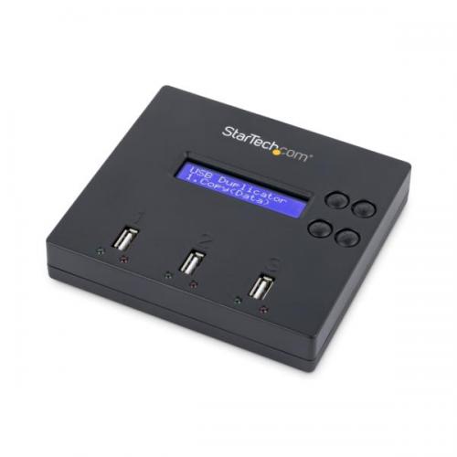StarTech.com USBDUP12 USBメモリデュプリケーター/1対2/独立型/PC不要/最大1.5GB/分/1回・3回上書き消去機能/LCD搭載