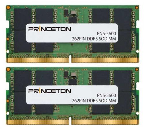 Rakuten - プリンストン PN5-5600-8GX2 16GB（8GB 2枚組） DDR5-5600 262PIN SODIMM